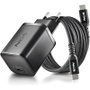 CARGADOR PARED GaN + CABLE 1.5 M USB-C + 5 CLAVIJAS LENOVO 65W NEGRO NGS